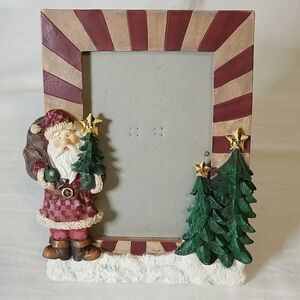1999‎ Santa & Trees Picture Frame